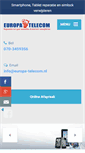 Mobile Screenshot of europa-telecom.nl